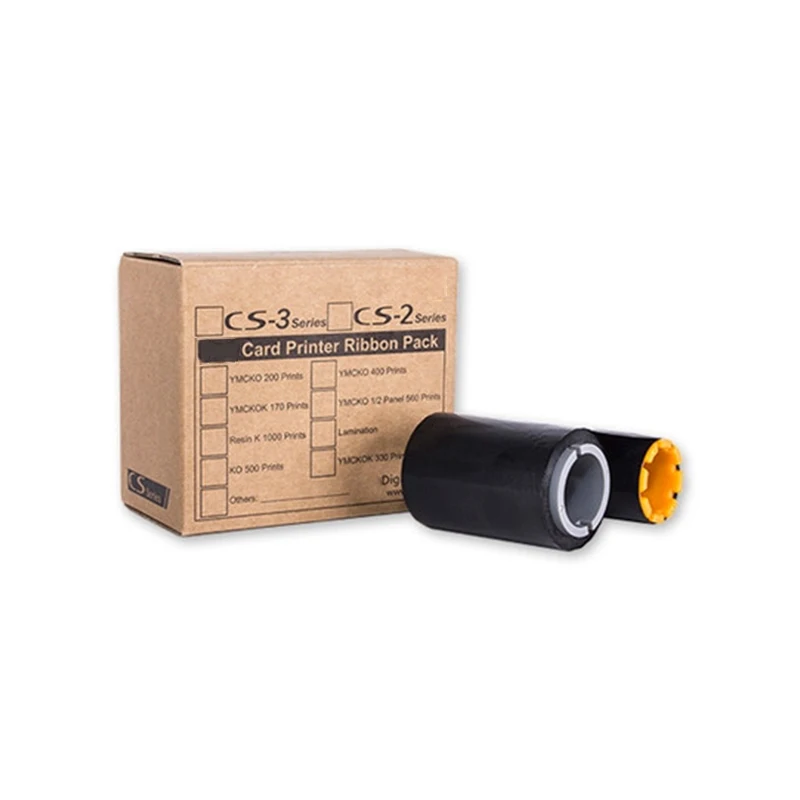 Совместимость с полнопанельной цветной лентой HITI CS200 YMCKO 400 отпечатков для принтера карт CS200e CS220e CS290e
