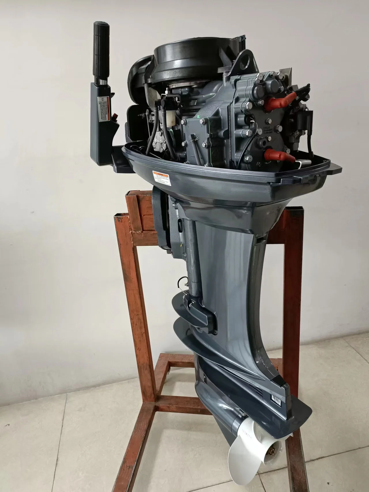 Outboard Motor Marine Boat Engine 40HP 2 Stroke Water-Cooled Gasoline Engine E40XMHL