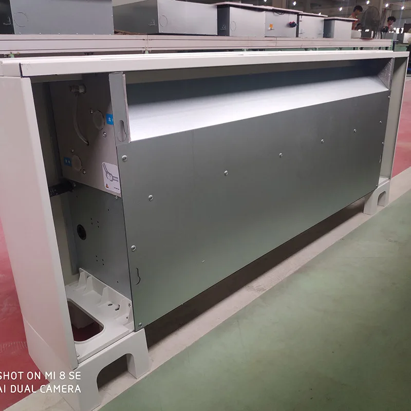 CE Certification 200 Cfm Chiller Air Conditioner Exposed Water Fan Coil Unit Inverter FCU