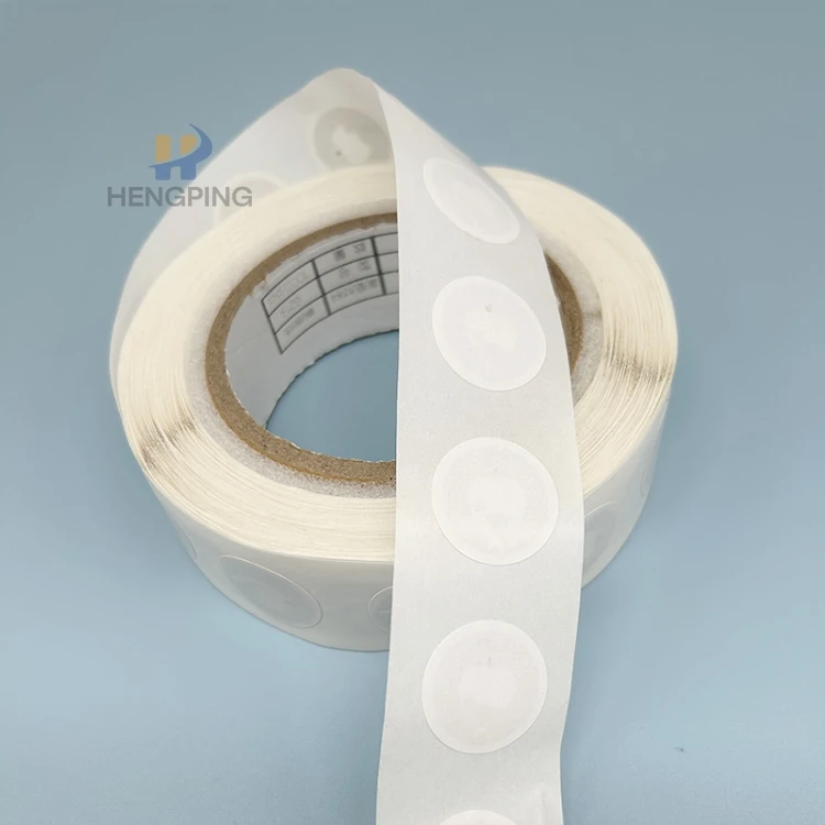 Cheaper 13.56mhz Round Programmable NTAG 213 Dia 20mm Roll Wet Inlay NFC Smart Sticker Tag