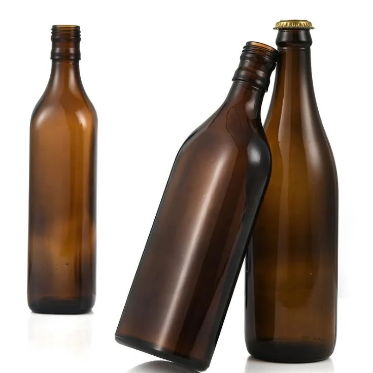 Wholesale Most popular amber drink 500 ml 16 oz glass beer bottle