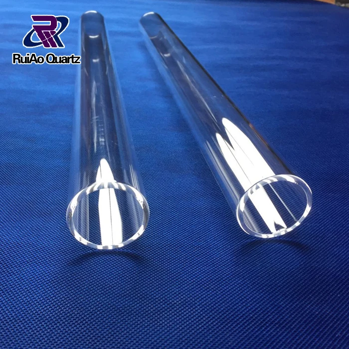 Hot sale customized clear quartz glass pipe