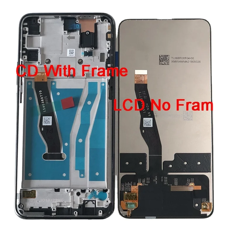 Original For Huawei P Smart Z Honor 9X Global LCD Display With Frame Touch Panel Digitizer For Huawei Y9 Prime 2019 LCD Screen