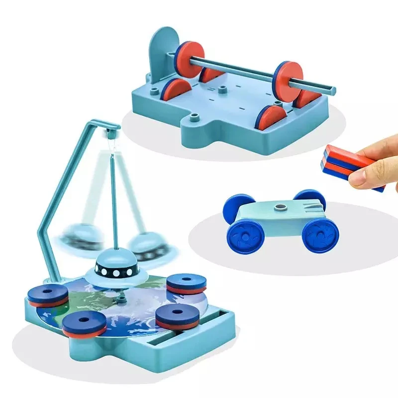 12 in 1 Children Little Experiment Magnetic Science Magnet Game STEM Educational Toys for Kids