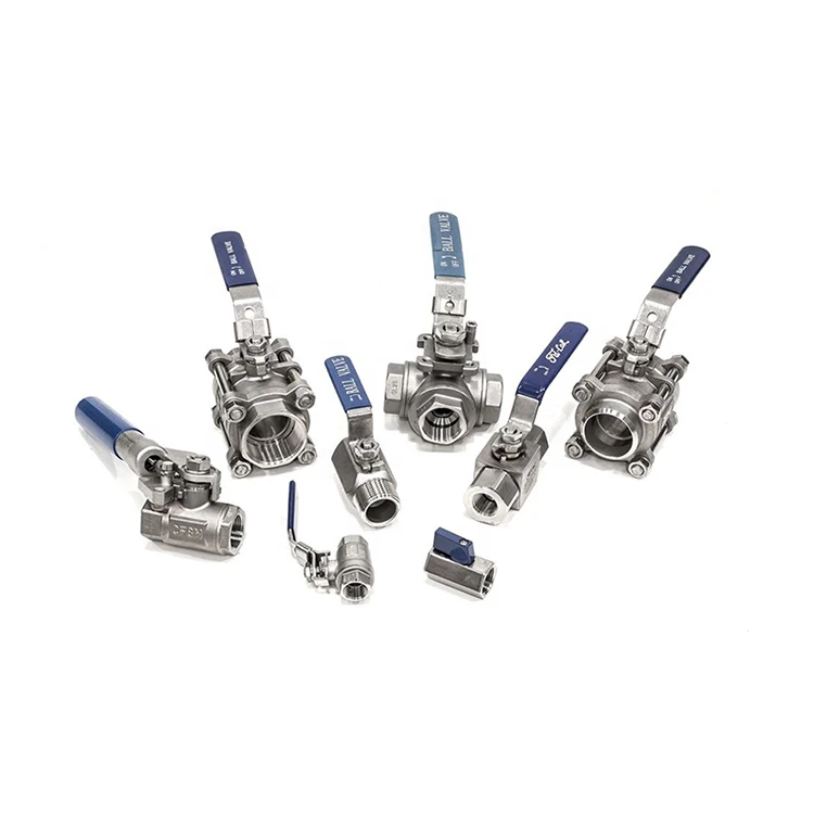 Stainless Steel Screwed Ball Valve High Pressure Cryogenic DN 100 Ball Valve