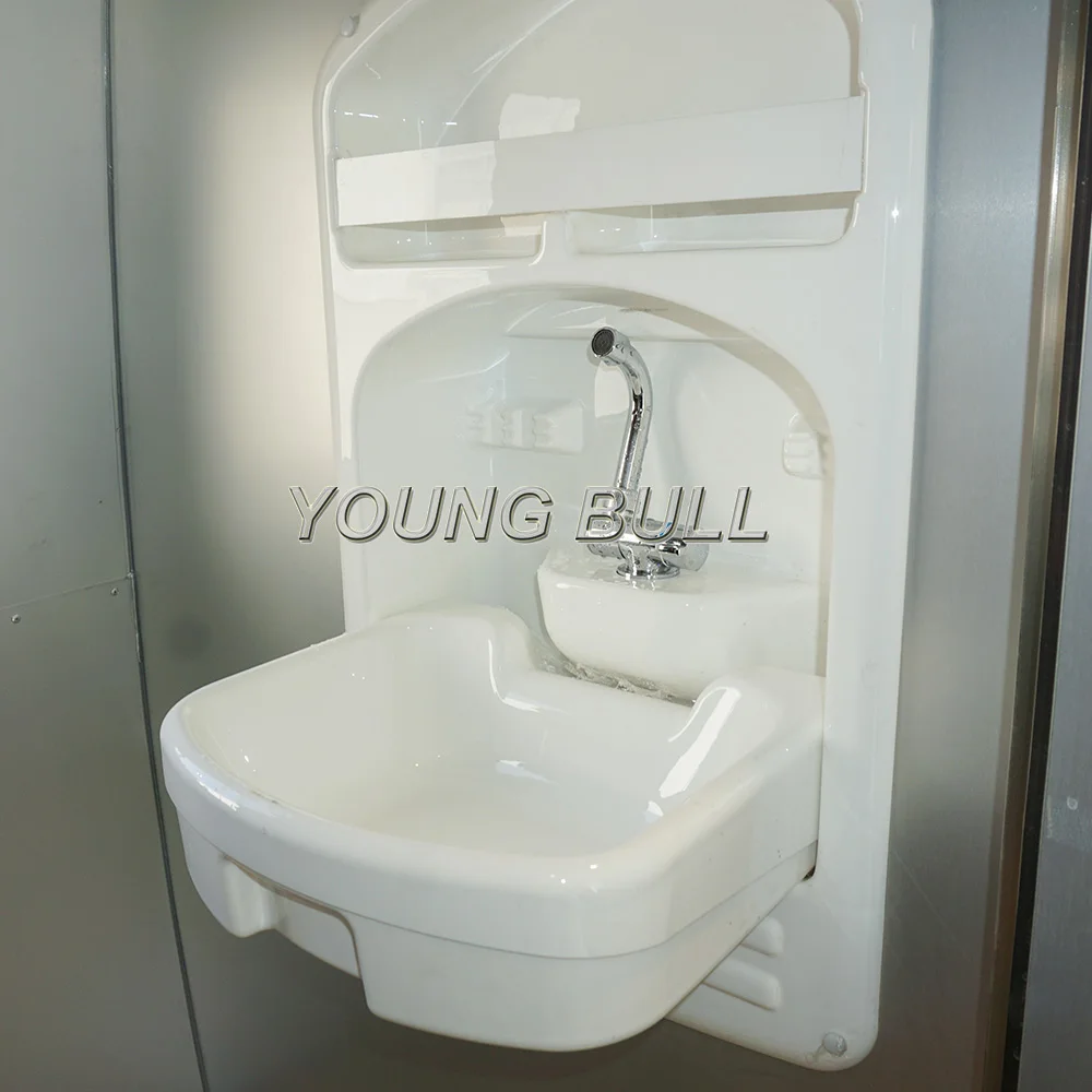 Youngbull 2023 Cost effective Mirror Stainless Steel Airstream RVs campers travel trailer