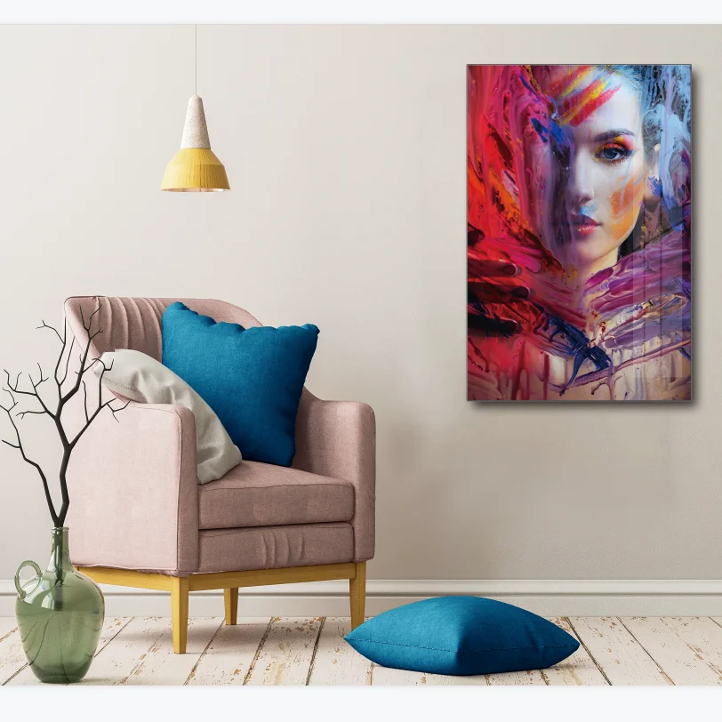 Wall Painting With Frame For Living Room Canvas Wall Acrylic Abstract Picture modern art hanging Abstract decorative painting