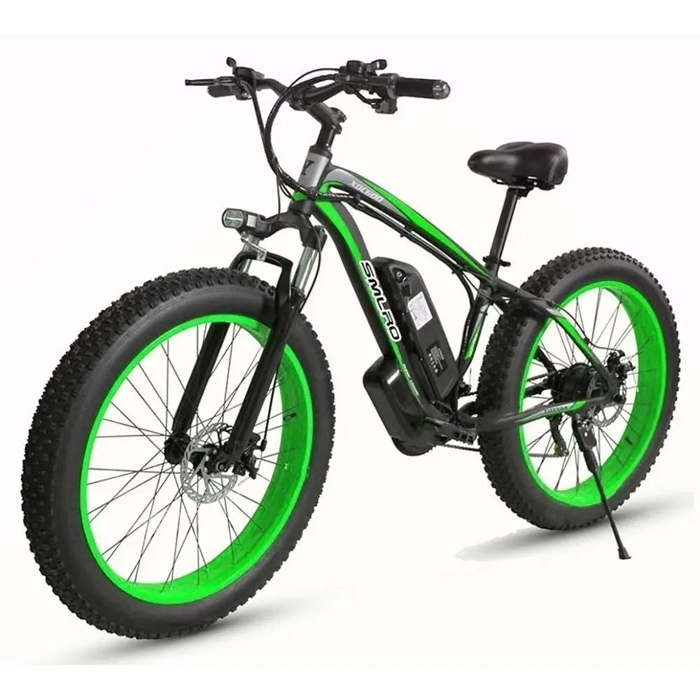 Factory wholesale mountain Ebike 48V 16.7ah  Lithium Battery 26 inch fat tire aluminum alloy foldable Electric Mountain Bike