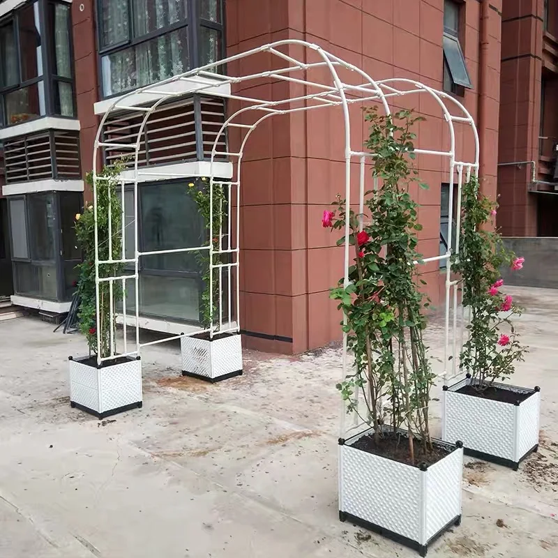 Outdoor Easy Plastic Garden Flower Climbing Vines Arch Arbor for Climbing Plants