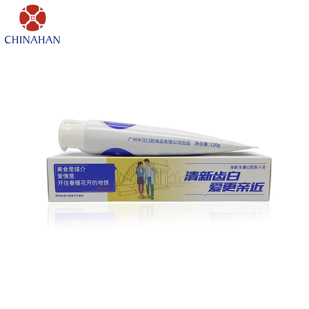 Organic lemon vitamin C herbal  toothapste