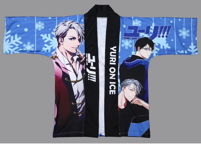 Оптовая продажа, сублимационная печать haori с Юри на льду/кимоно с защитой от ветра и влаги/удобный халат