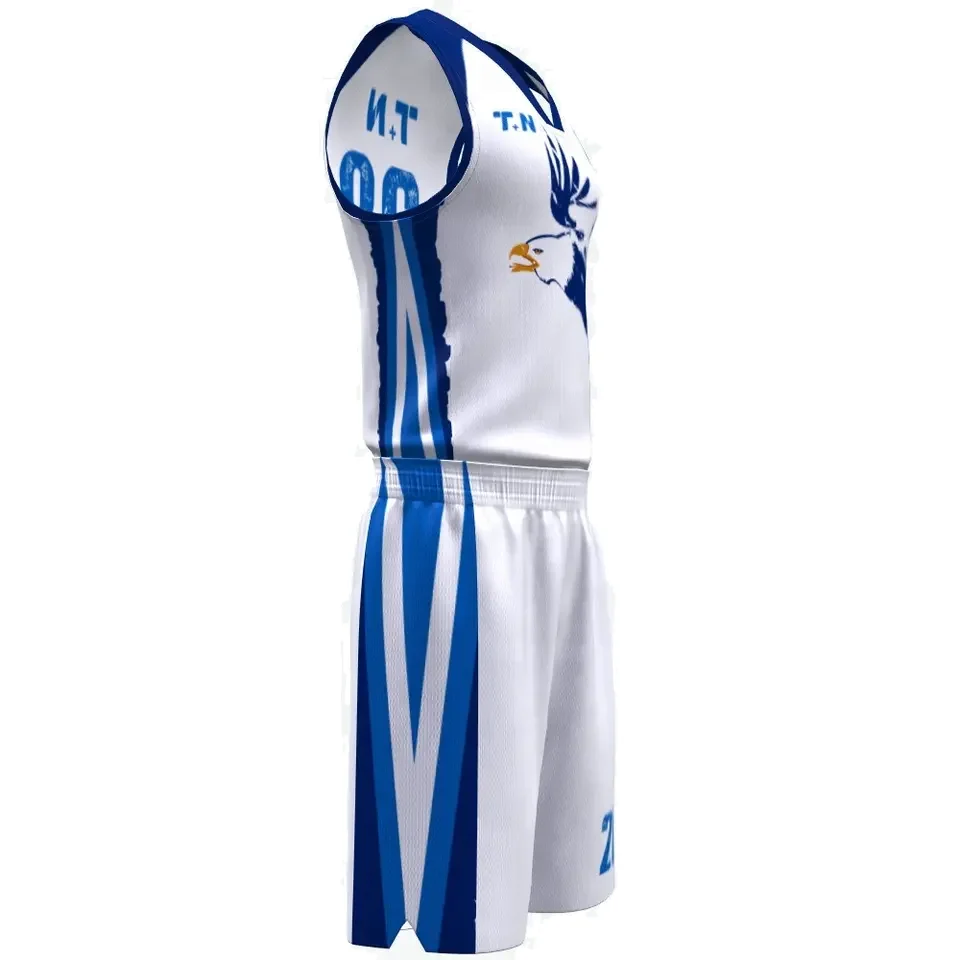 Wholesale Custom Basketball Jersey Men Uniforms Soft Breathable Clothes