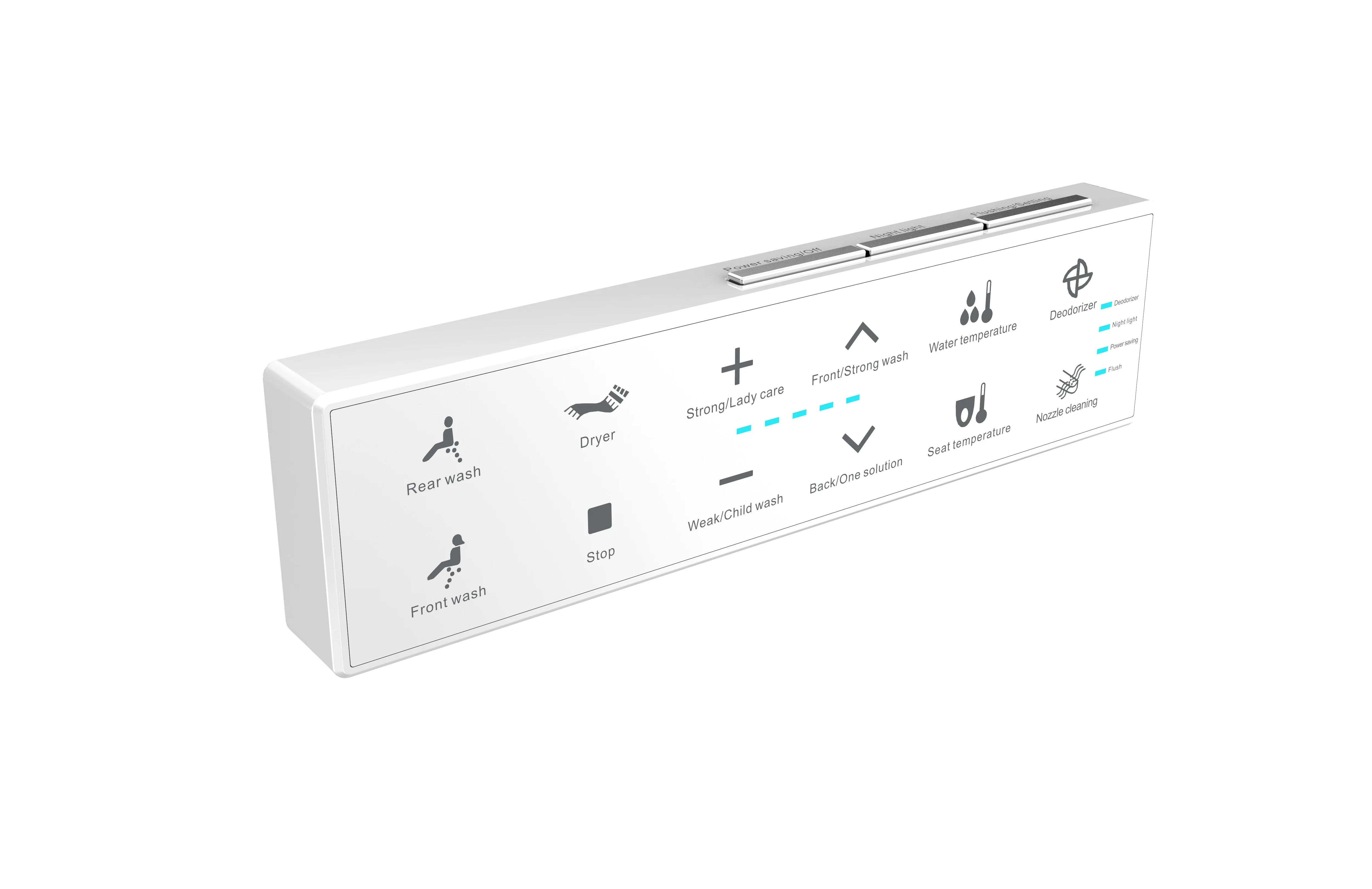 Electric smart bidet toilet with build in bidet warm water wash automatic flush toilet  auto dry