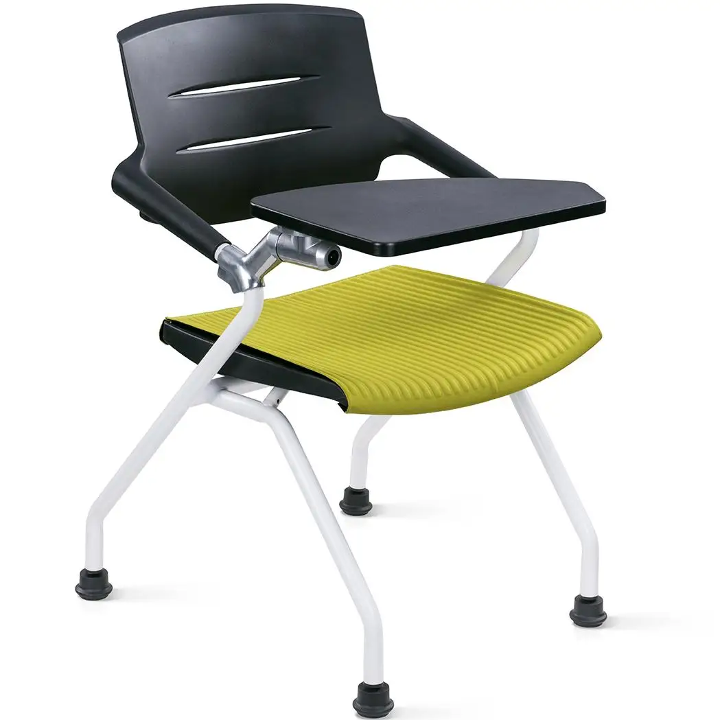 office desk furniture Modern Mid Back Conference Chair with writing board Meeting Room Training Chair