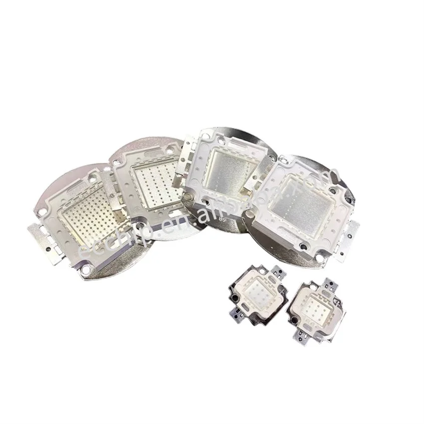 Высокомощный светодиодный чип 1 Вт 3 Вт 5 Вт 10 Вт 20 Вт 30 Вт 50 Вт 100 Вт 150 Вт теплый белый красный зеленый синий RGB инфракрасный прожектор