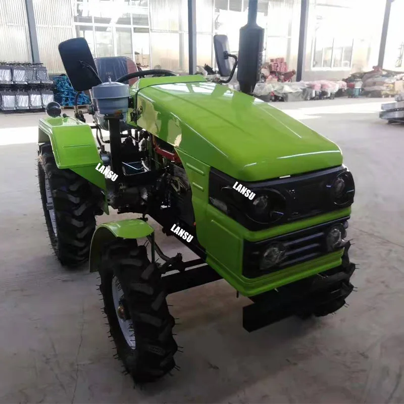 Small household electric garden tractor tractor mounted combine harvester stone burier for tractor