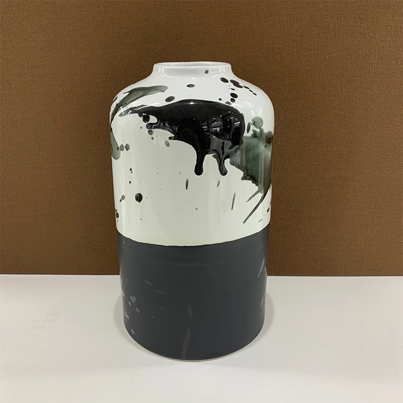 Modern minimalist handmade art Zen vase ceramic ornaments living room TV cabinet ceramic vase