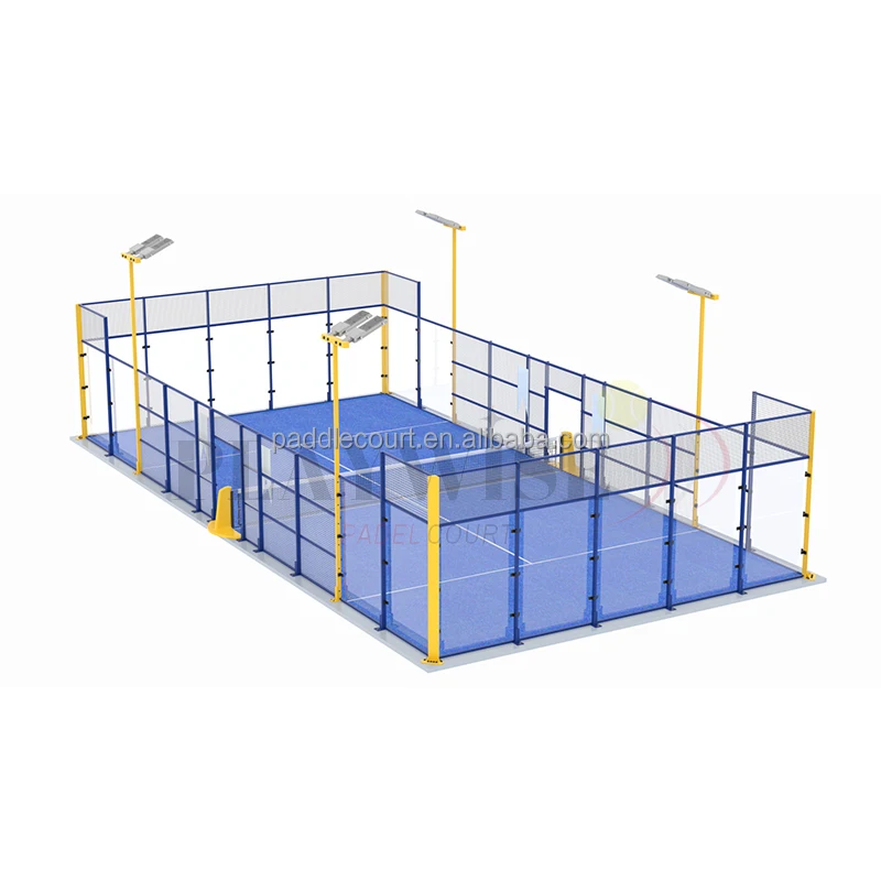 Оборудование для стадиона padel court paddle tennis панорамные крытые площадки игры в весло
