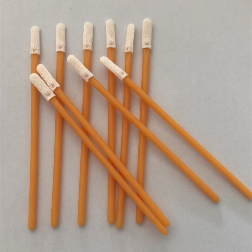 Lint free polyester foam tip cleanroom clean swabs for camera lens screens