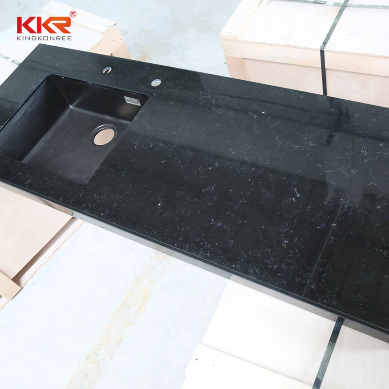 Kitchen/Bathroom Beige Soapstone Solid Surface Wholesale Prefab Quartz Countertops