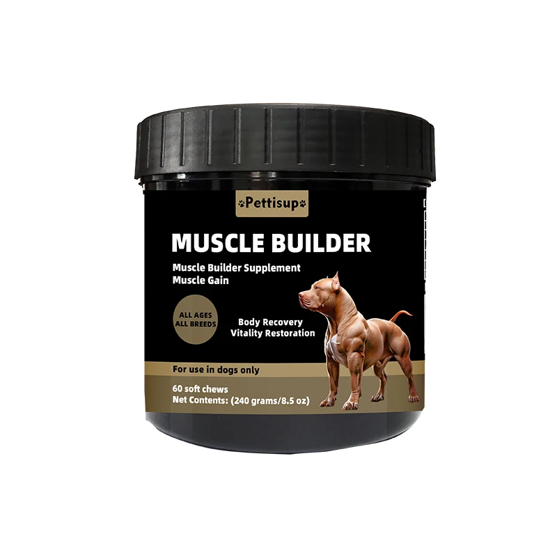Pet Muscle Gain Soft Chew for dogs. Bulldogs, bullies, Dobermans, Labradors.