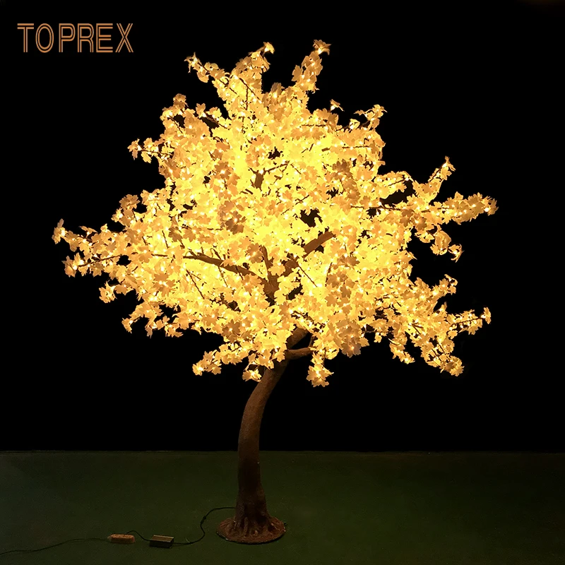 Водонепроницаемое искусственное наружное украшение Toprex RGB синхронное изменение цвета светодиодное освещение в виде кленового дерева