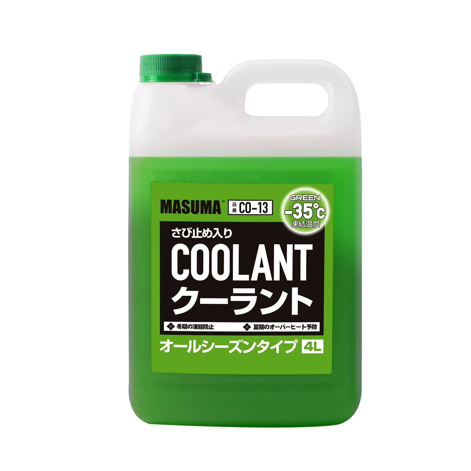 MASUMA CO-13 High effective heater color antifreeze fluid water coolant turning for car engine 4L