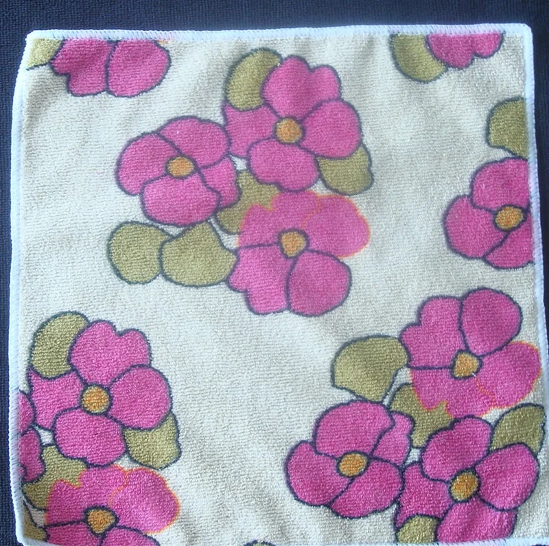 Best Quality promotional microfiber printed hand towel small microfiber towel