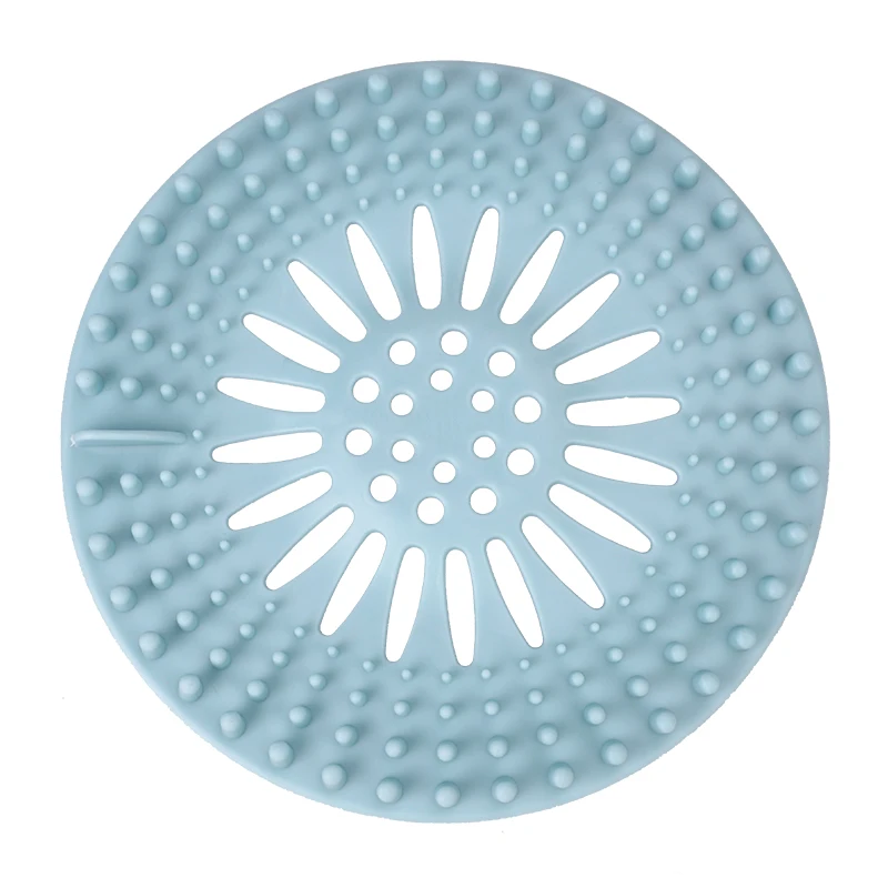 Hot Sale Durable TPR Hair Stopper Shower Drain Covers For Bathroom Bathtub and Kitchen