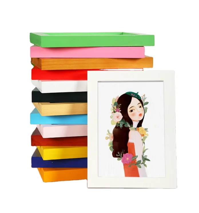 Wooden Frames picture A4   A3 Poster Frame for 6x8 8x11 Pictures Black Wood Picture Frames Set of 3  4  6