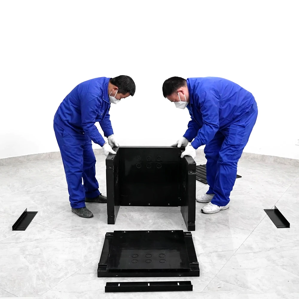 FCST-TH-SMC 100KN Axial Load  40KN Lateral Load Reinforced Plastic Square FRP SMC Manhole Chamber Box Backbone Vault