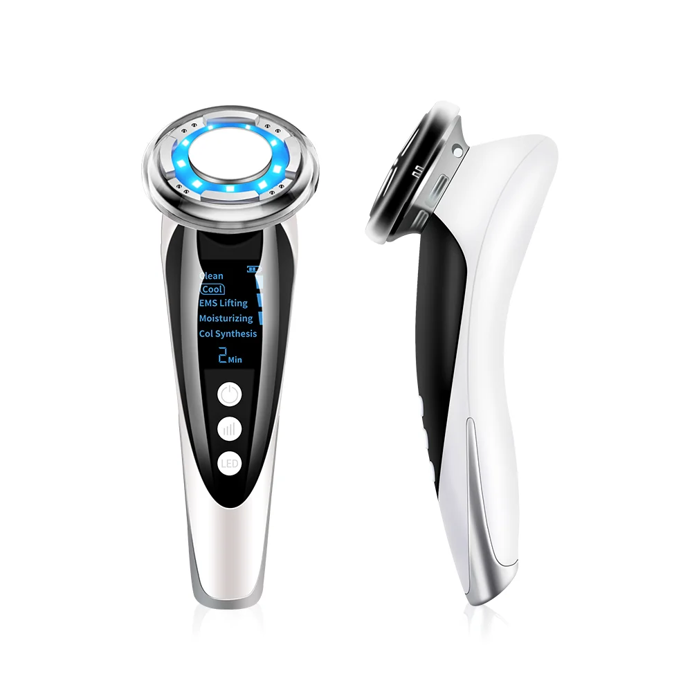 High quality Home Personal Care Vibration Parlour Instrument EMS Hot Cold Beauty Instrument Facial Sliming Tool Beauty Massager