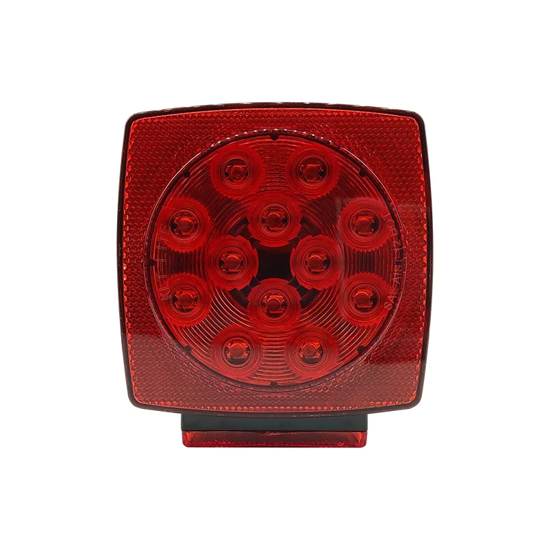 Factory Directly LED Square Trailer Light Kit E mark Stop Turn Brake License Trailer Light