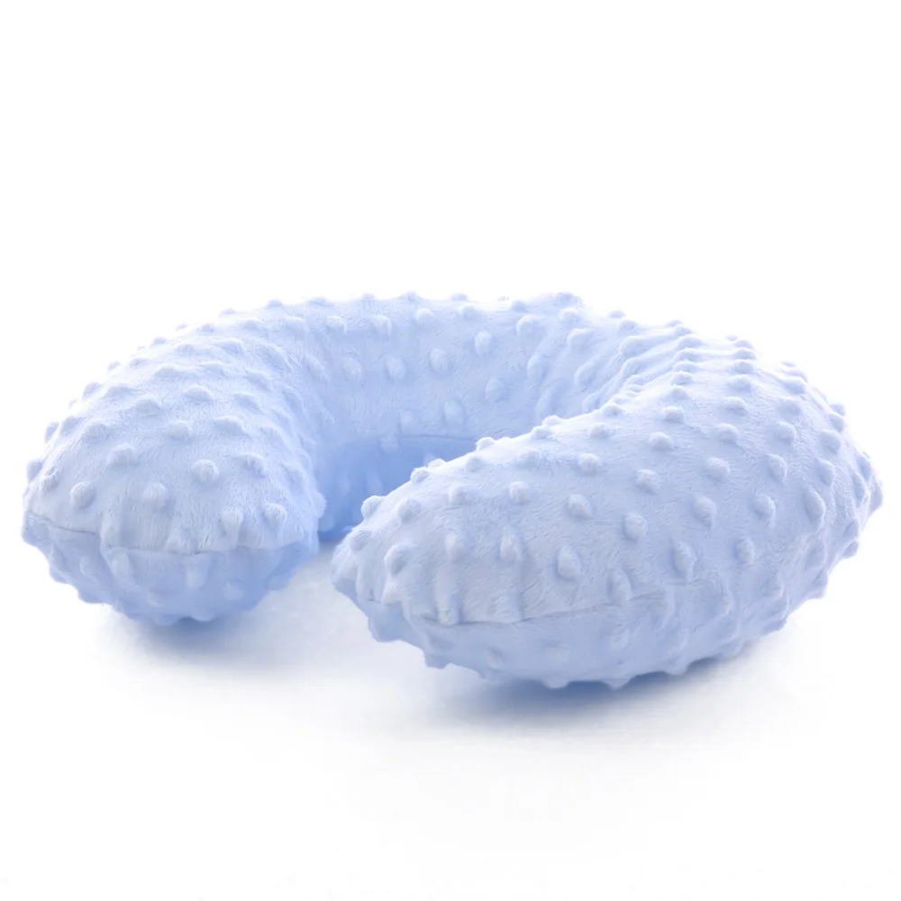 
2021 new arrival inflatable U shape air filling neck pillow baby air filled pvc Press to inflate inflatable neck pillow 