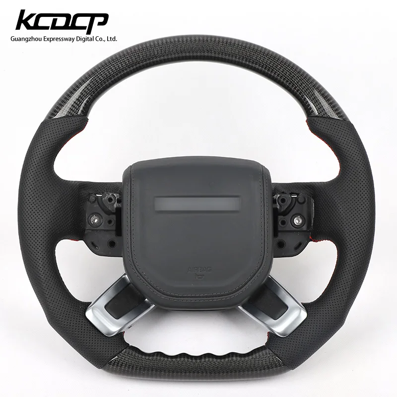 For Land Rove r Range Rover Discovery Freelander /Available for all car mode Private custom gloss carbon fiber steering wheel