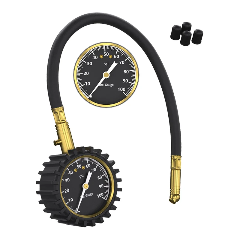 Mini Car Emergency Tool Emergency Vehicle Tools Double Capacity Unit Tire Pressure Gauge