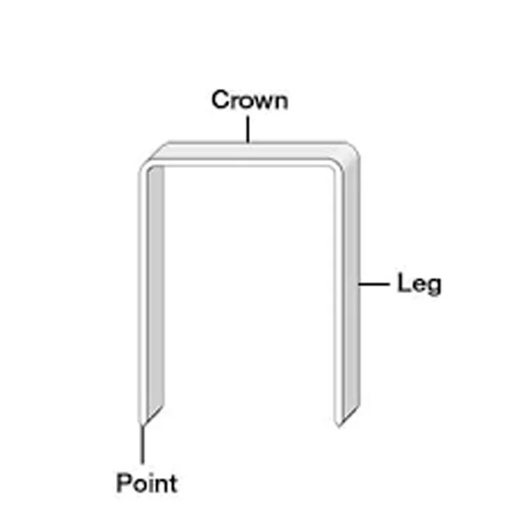 Fashionable 16mm 4j Series Metal Furniture 20 Gauge Staples U-type Staples 90 Series Nail