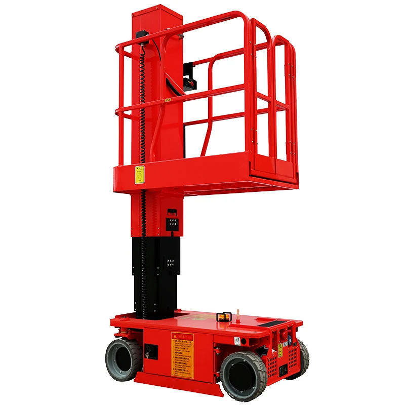 Indoors lifer for aerial maintenance and installation telescopic mast lift