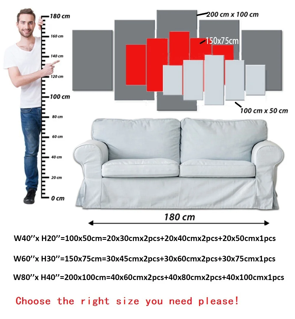 Decor Posters HD Printed Painting 5 Panel Sunshine Blue Sky Coast Seascape Modern Wall Art Pictures Home Living Room