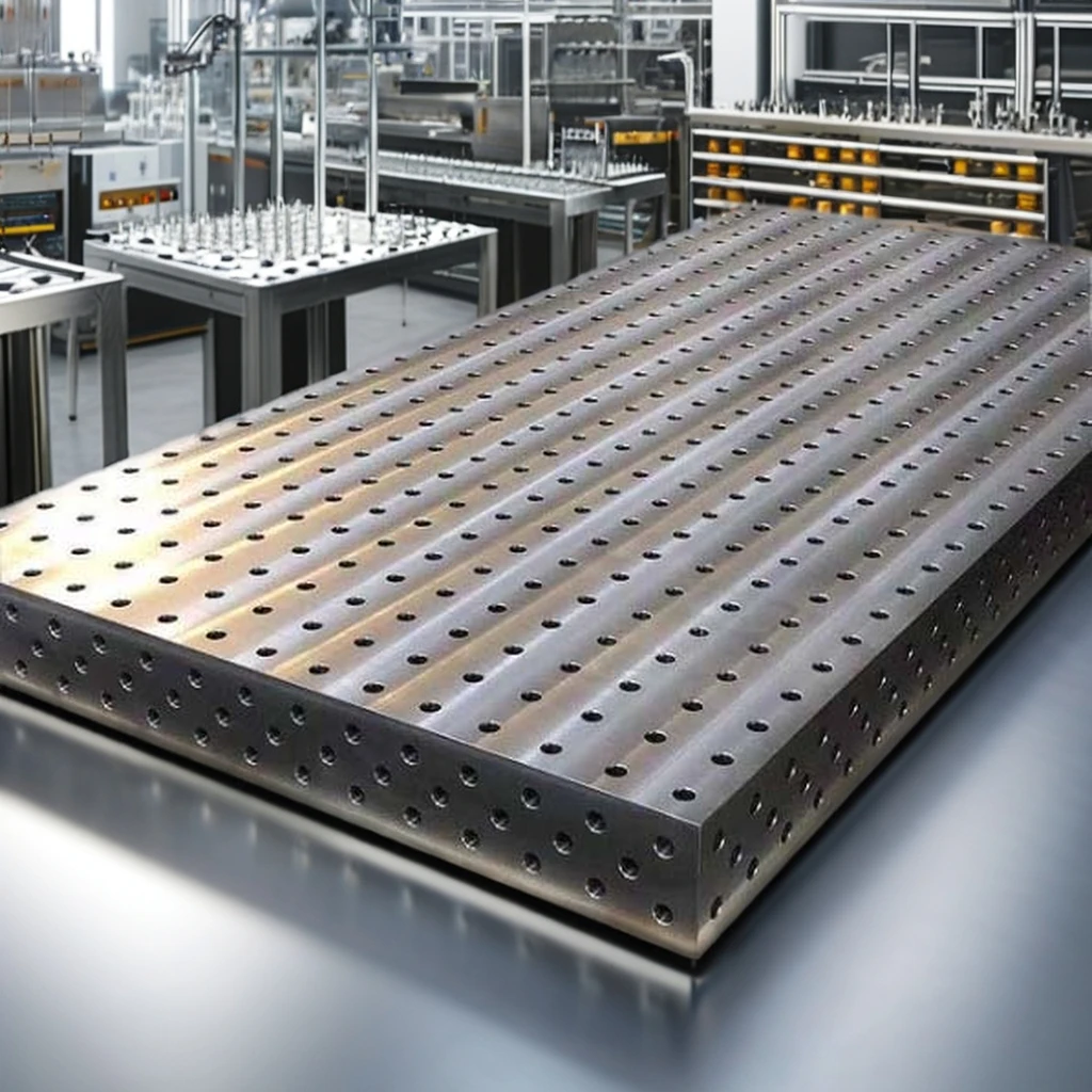 Factory Price High Durability Cast iron 3D Heavy Duty welding table and fixture table D16 D28