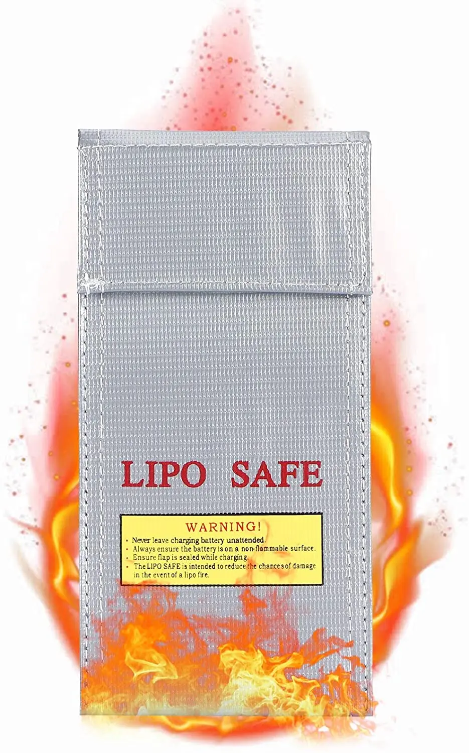 Lithium Battery Safety Bag  RC Battery Fireproof Explosion-proof Bag 10*20 CM Rechargeable Lipo Battery Safe Bag