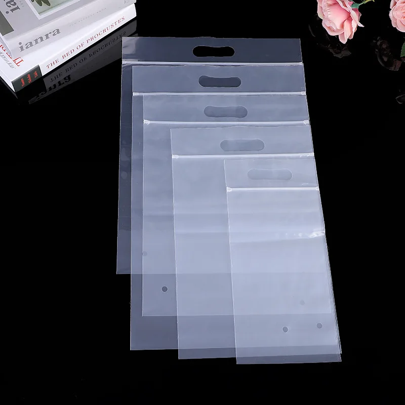 Hot sale customized EVA plastic zipper bag frosted zip lock bag plastic bikini bag