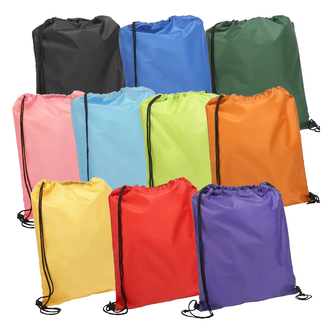 shop and backpack draw string bags