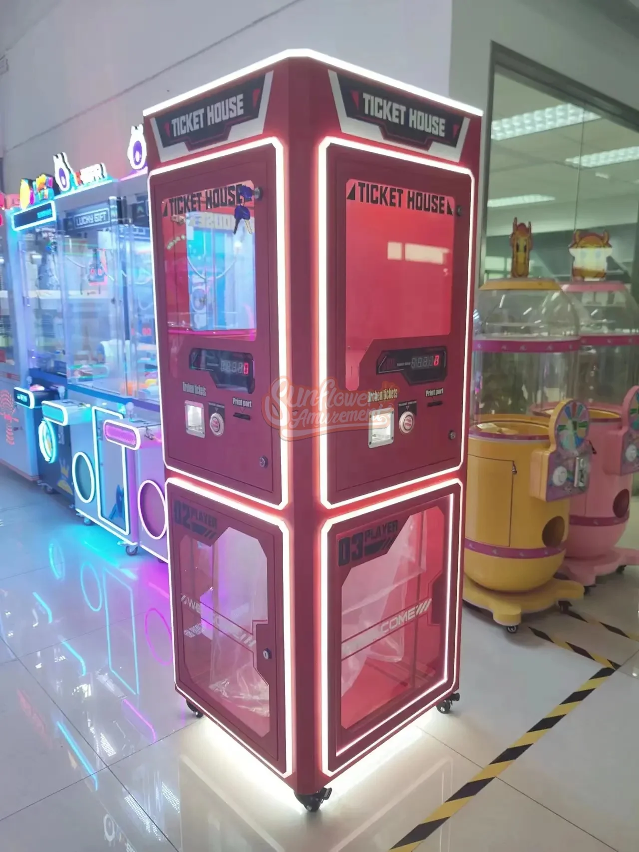 Three Players Printing Machine Electronic Lottery Ticket Counting Machine Ticket Eater Machine for Sale