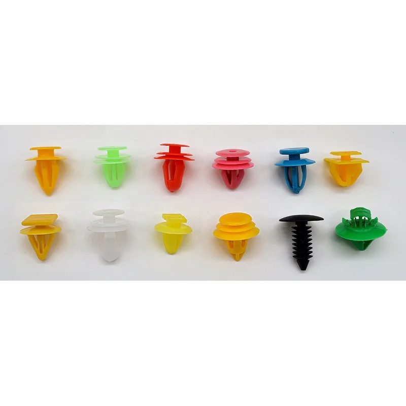 HE86 12kinds Different Fasteners 250pcs Assorted Car Bumper Door Fender Retainer Fastener Clip Moulding FIxing Trim Clips
