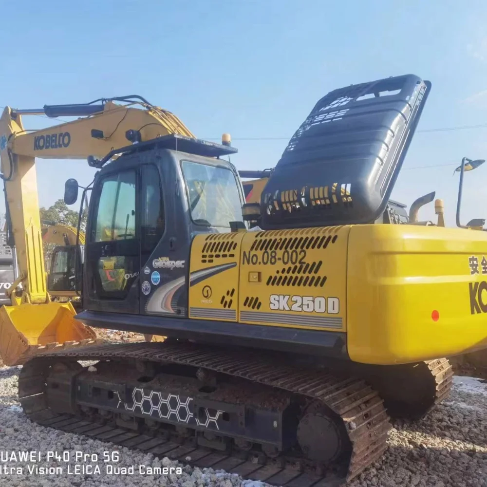 KOBELCO SK250D гусеничный гидравлический экскаватор 25 тонн б/у хорошее состояние дешевая распродажа