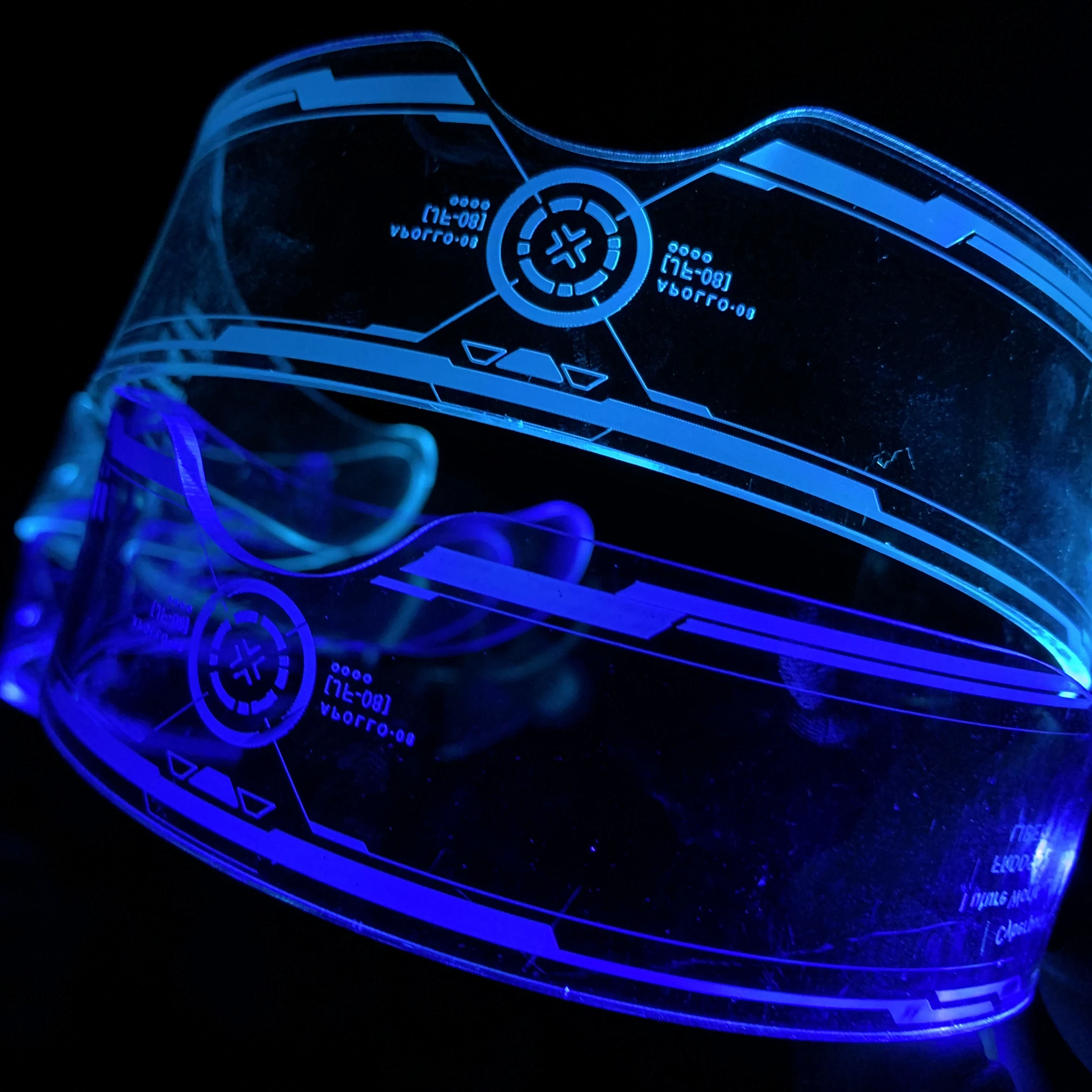 Hot Sale Plastic Led Party Glasses Light-Up Toys Neon for Kids Adults Glow in the Dark LED