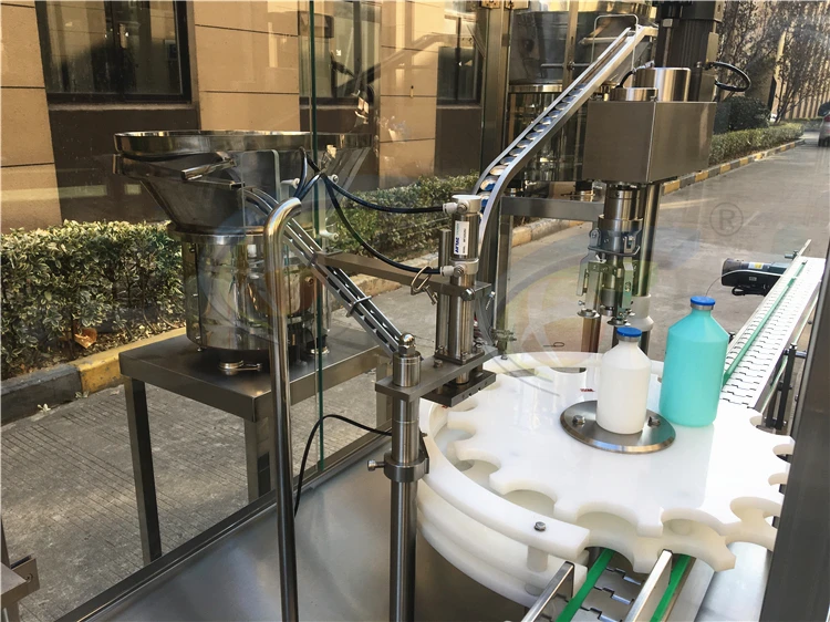 
Full automatic 100ml 200ml 500ml vaccine filling stoppering and capping machine 