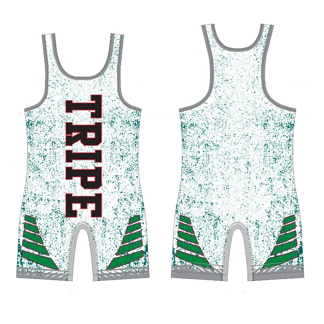 Cheap Lycra Wholesale latest sublimation wrestling singlets