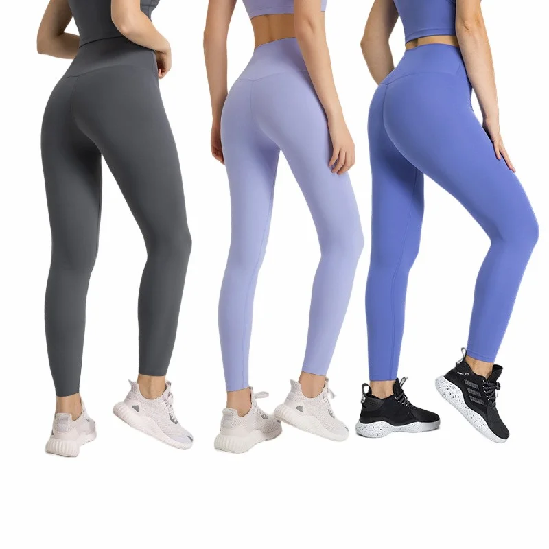 Hot Fashion High Waist Glossy Compression Tights Pants Womens Peach Hip Workout Fitness Gym Yoga Leggings